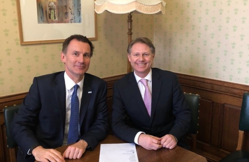 David Morris MP and Jeremy Hunt MP 