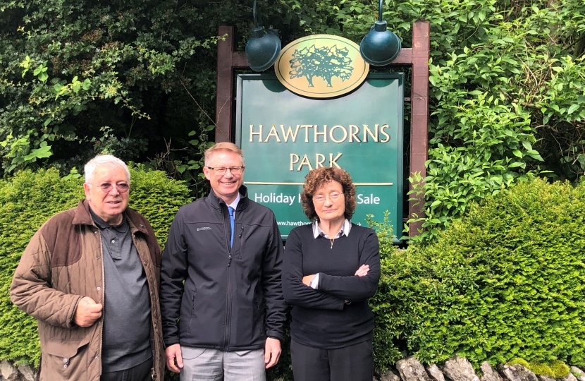 Hawthorns David Morris MP visit 