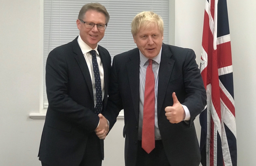 Boris Johnson and David Morris 