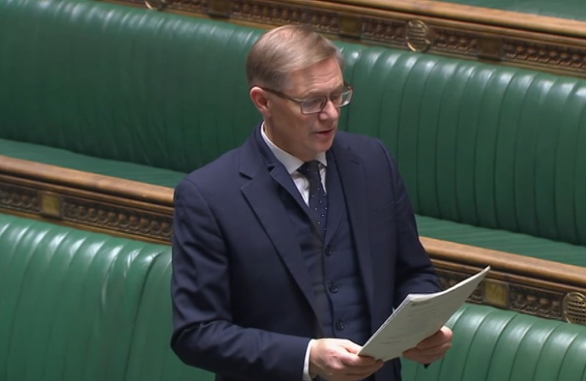 David in the House of Commons presenting the Morecambe Town Council Petition 