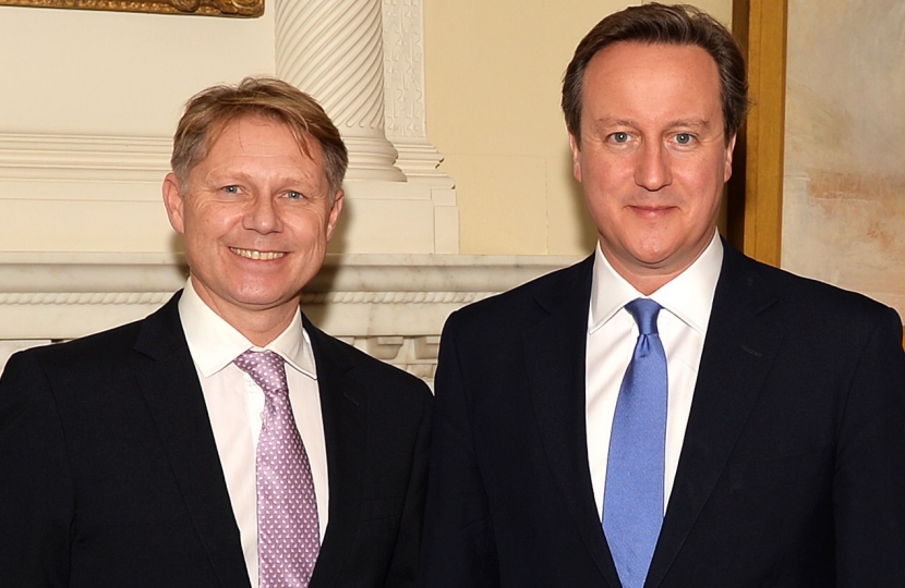 David Morris MP and David Cameron MP