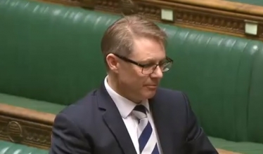David Morris MP in the chamber 