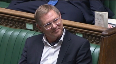 David Morris MP in the House of Commons Chamber on the 2nd February 2022