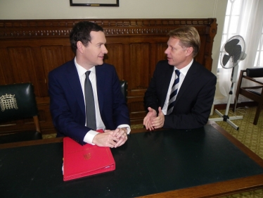 George Osborne MP and David Morris MP 