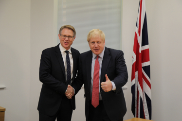 David Morris MP and Prime Minister Boris Johnson 
