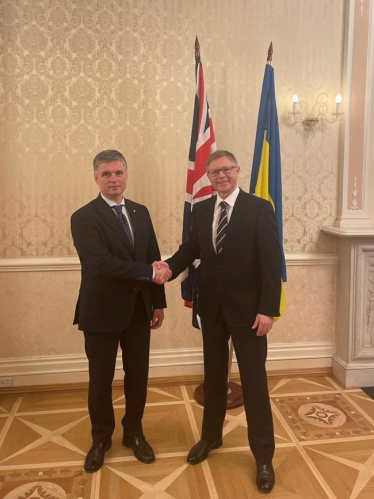 Ukraine Ambassador and David Morris MP 